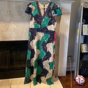 New Adelyn Rae patterned Midi dress